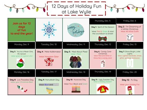  12 Days of Holiday Fun at Lake Wylie